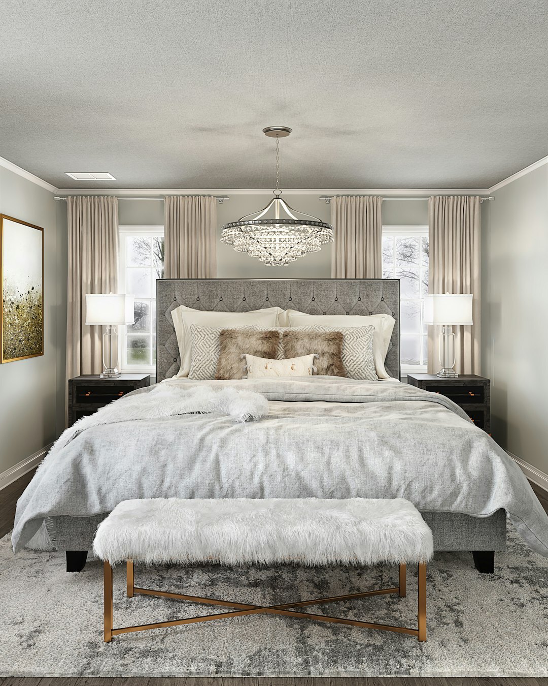 celebrity bedroom interior